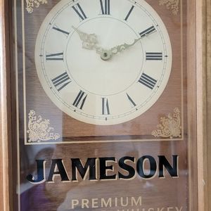 Vintage Jameson Whiskey clock.
